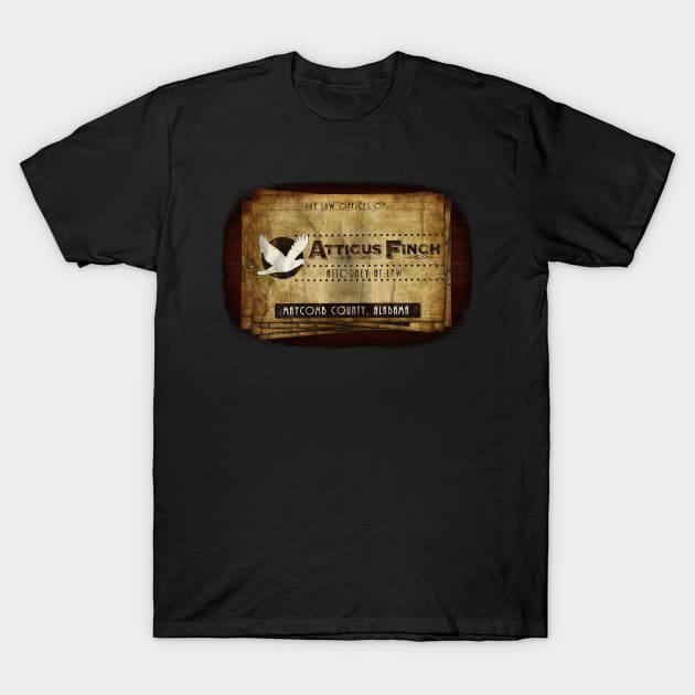 Atticus Finch To Kill A Mockingbird T-Shirt by HellwoodOutfitters